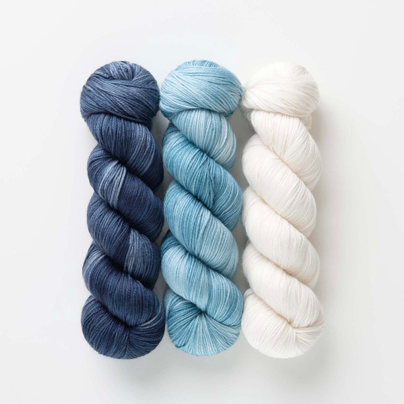 Blue Crystal Hues 'SINCERE' SOCK