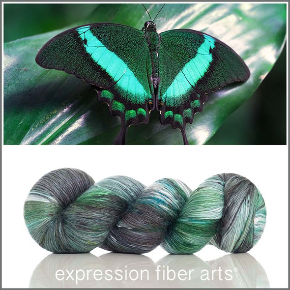 Emerald Swallowtail 'PEARLESCENT' FINGERING' 