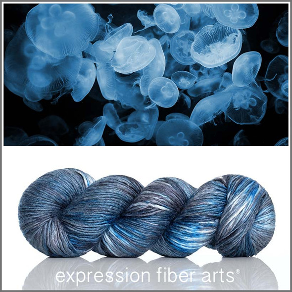 Pre-Order Moon Jellyfish 'PEARLESCENT' WORSTED