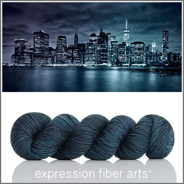 New York at Night 'CREMA' WORSTED