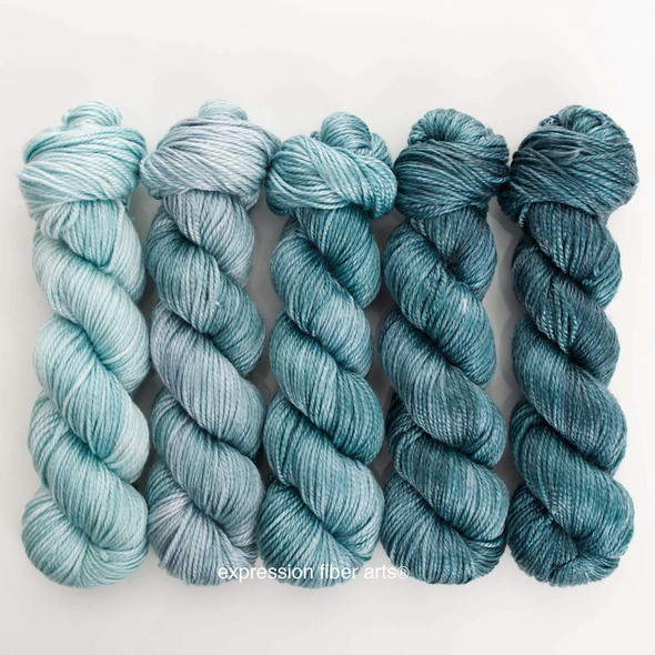 Oopsy Underwater Hues 'LUSTER' WORSTED KIT