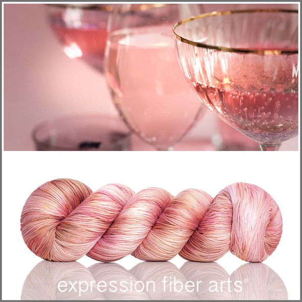 Pink Champagne 'CALMING COTTON' Fingering