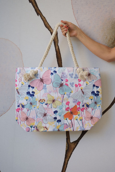 Garden Butterfly Project Bag