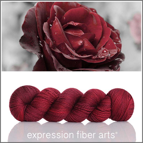 Oopsy Red Velvet Rose 'BUTTERY' WORSTED Oopsy Red Velvet Rose 'BUTTERY' WORSTED