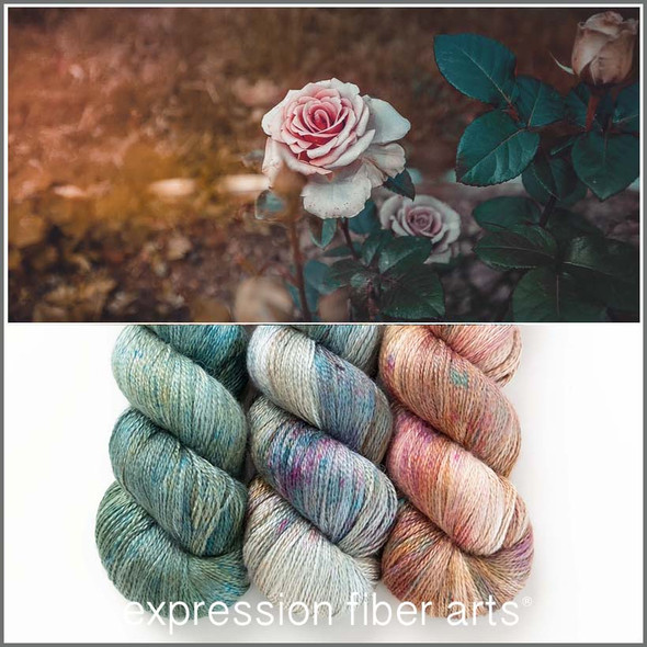 Sunlit Rose Hues 'ALPACA SILK' LACE KIT