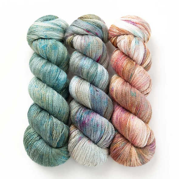 Sunlit Rose Hues 'ALPACA SILK' LACE KIT