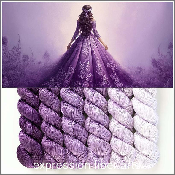 OOPSY Arwen's Gown Hues 'ALLURE' FINGERING KIT