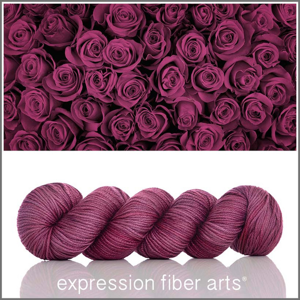 OOPSY Fuchsia Glow 'CREMA' WORSTED OOPSY Fuchsia Glow 'CREMA' WORSTED