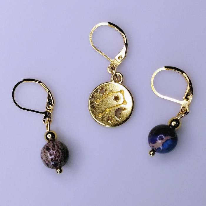 Libra Stitch Markers - Set of 3