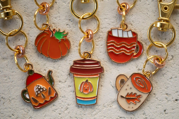 Cozy Autumn Charms/Stitch Markers Cozy Autumn Charms/Stitch Markers