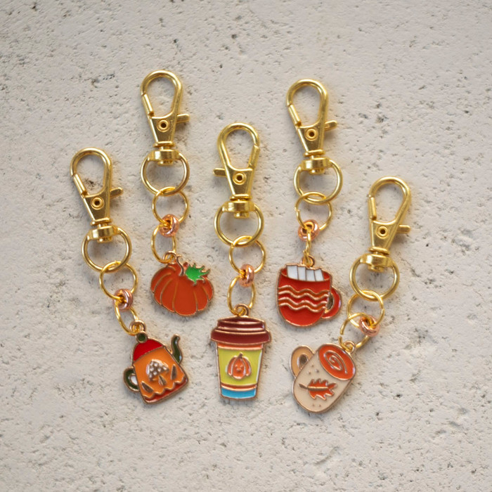 Cozy Autumn Charms/Stitch Markers Cozy Autumn Charms/Stitch Markers