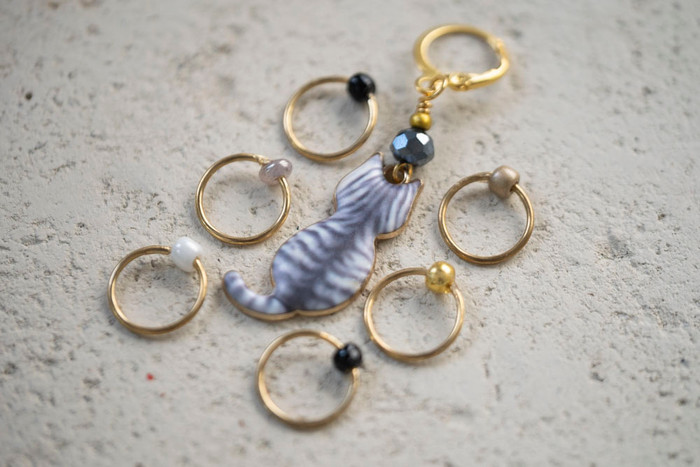 Whisker Charm Stitch Marker Set