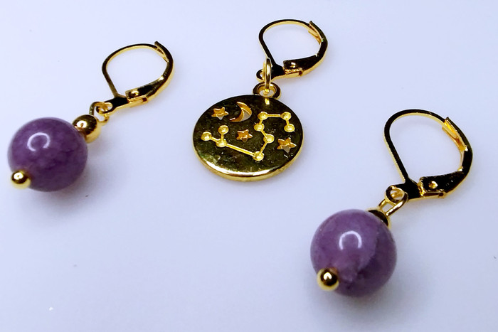 Sagittarius Stitch Markers - Set of 3