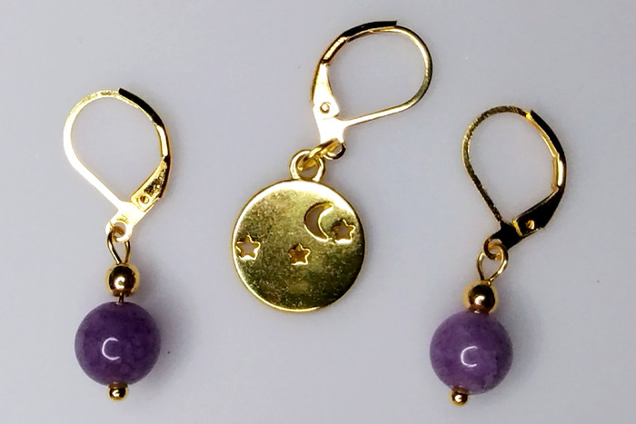 Sagittarius Stitch Markers - Set of 3