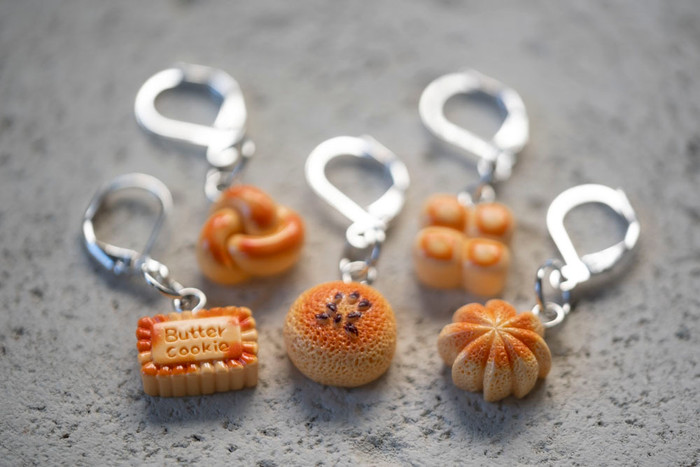 Cozy Bakery Stitch Markers  -Set of 5