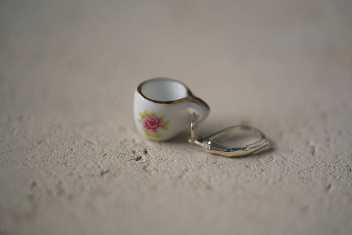 Vintage Teacup Stitch Markers -Set of 4