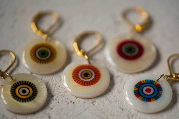 Radiant Eye Stitch Markers -Set of 5