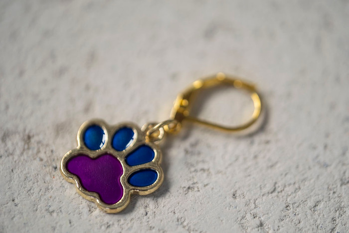 Colorful Paws Stitch Markers -Set of 5