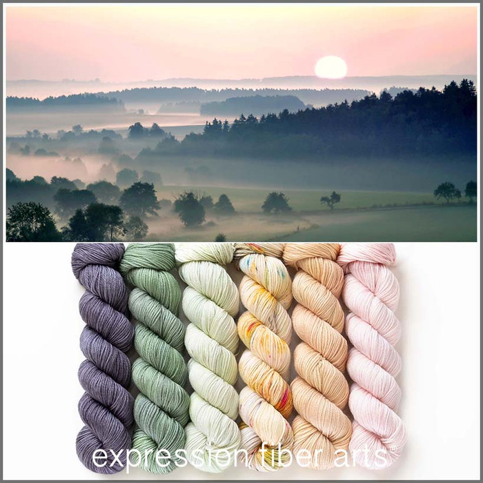 Mist Over Meadow Hues 'SINCERE' SOCK MINI KIT