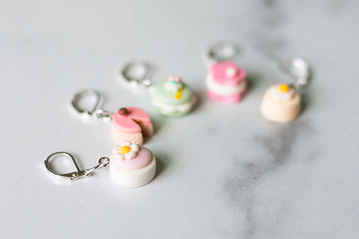 Cute Confections Stitch Markers – Set of 5