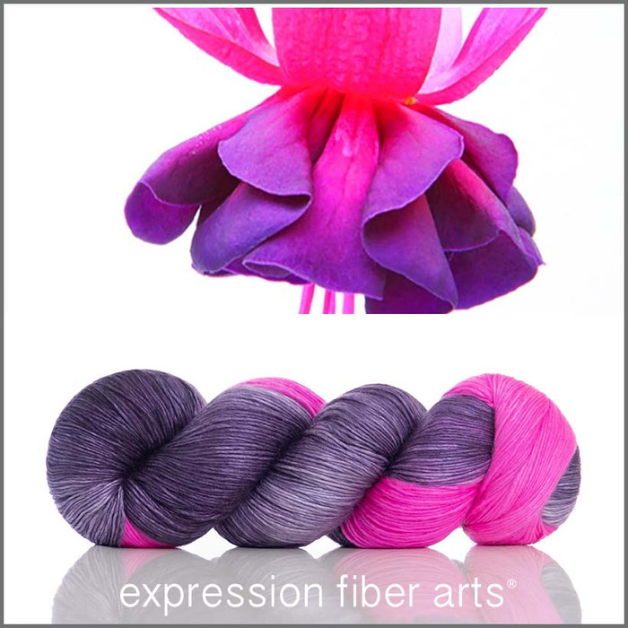 Fuchsia Flower 'PEARLESCENT' FINGERING