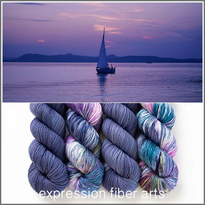 Pre-Order Night Sailing Hues 4-SKEIN KIT