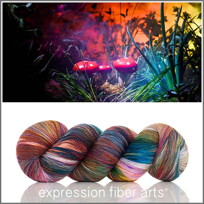 Forest Nymph 'STARLIGHT' FINGERING