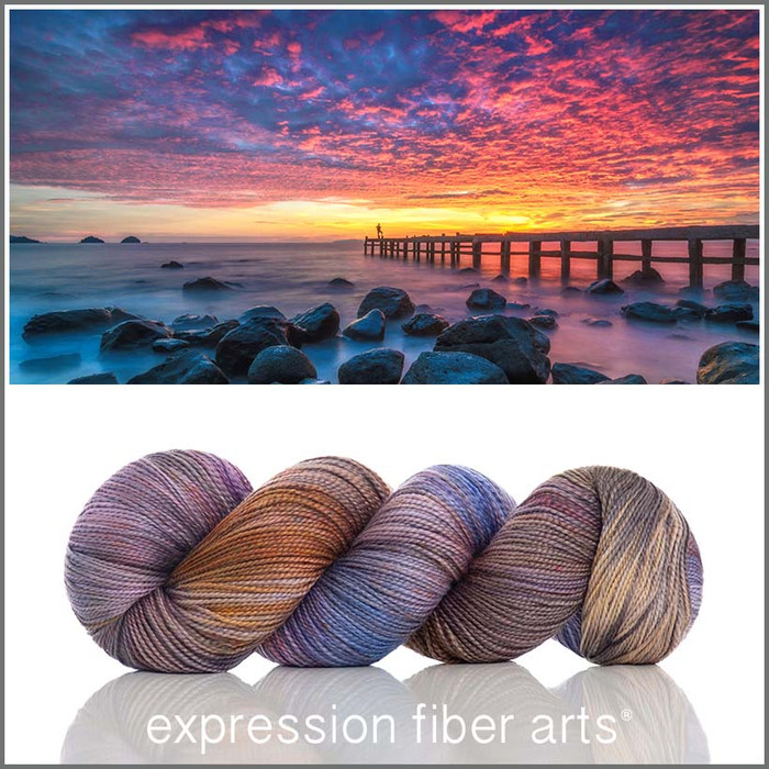 Atlantic Sunset 'STARLIGHT' FINGERING