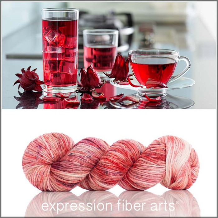 Cup of Hibiscus 'CREMA' WORSTED
