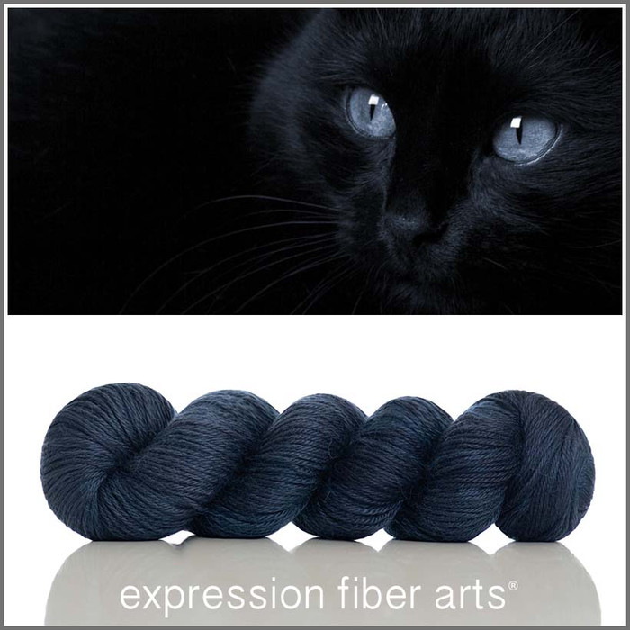 Oopsy Black Cat 'ALPACA SILK' DK