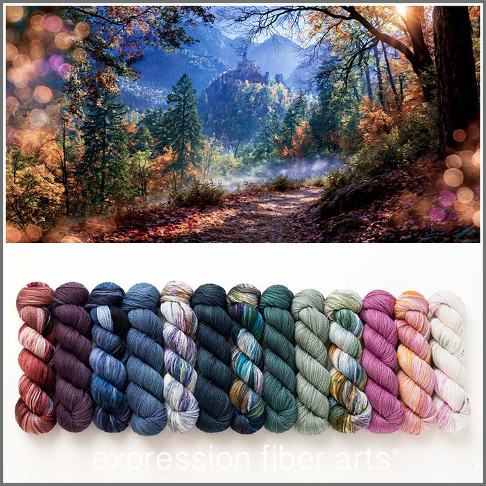 Pre-Order Midsummer Veil Hues 'BUTTERY' WORSTED KIT
