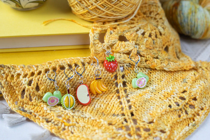 Fruity Fun Stitch Markers (Set of 3) – Free Gift with Purchase (See Details Below)