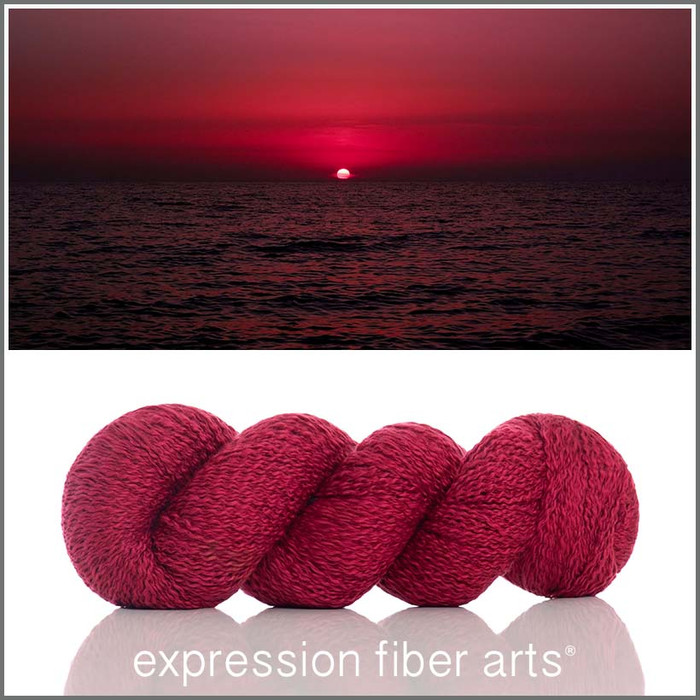 Crimson Sunset 'SEACOAST' FINGERING