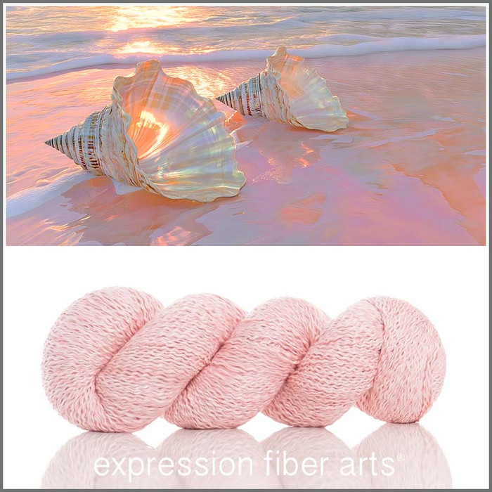 Salt-Kissed Shell 'SEACOAST' FINGERING