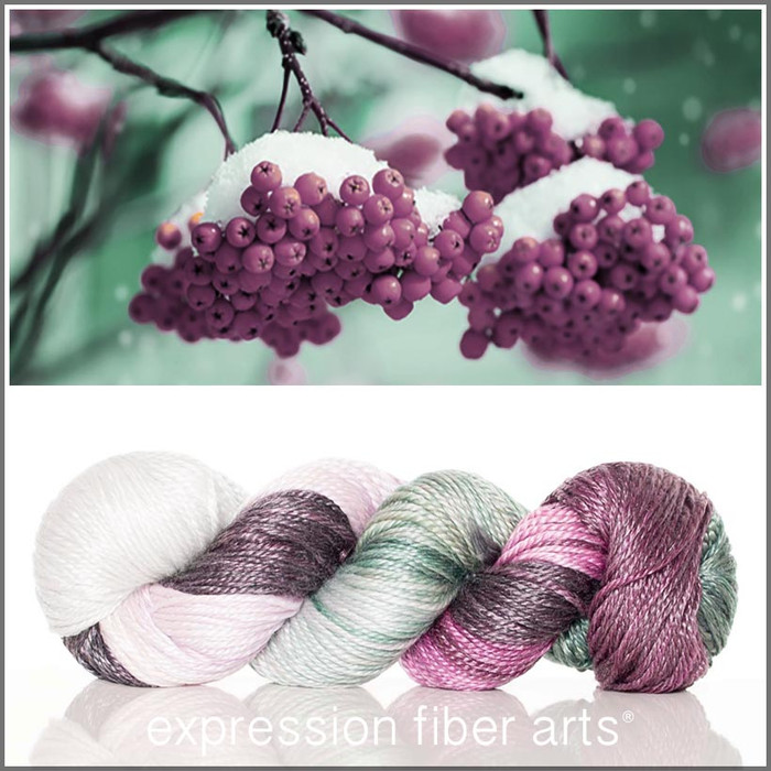 Oopsy Winter Berries 'LUSTER' WORSTED
