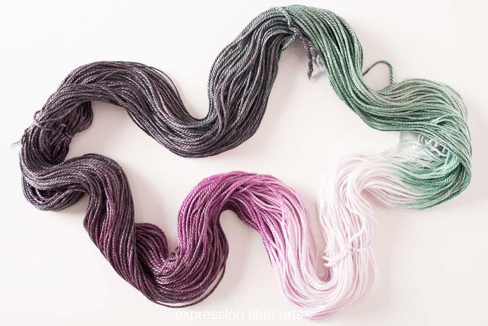 Oopsy Winter Berries 'LUSTER' WORSTED
