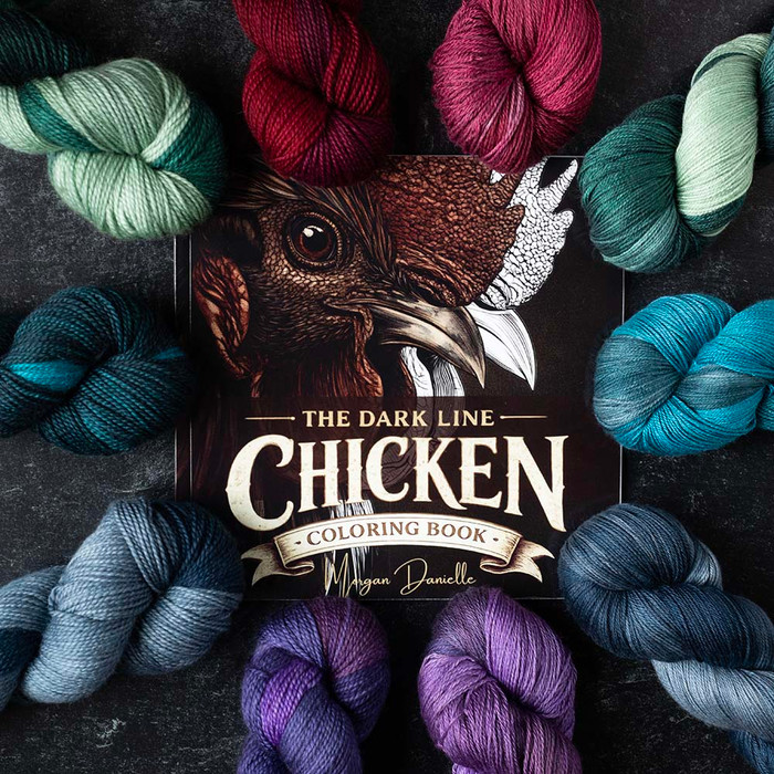 The Dark Line Chicken Coloring Book – Free Gift with Purchase (See Details Below)