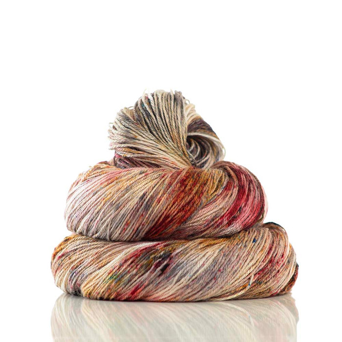 Autumn Plaid 'YAK SILK' FINGERING - Limited Edition