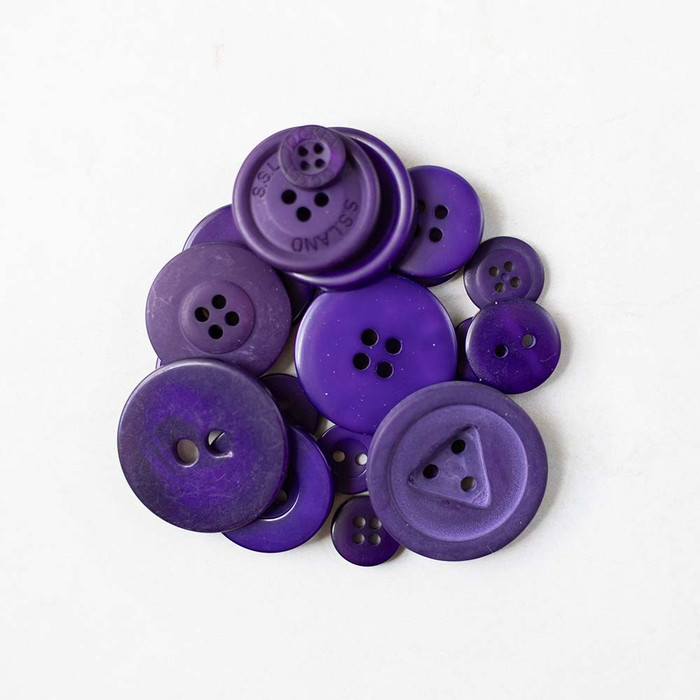 Assorted Purple Buttons