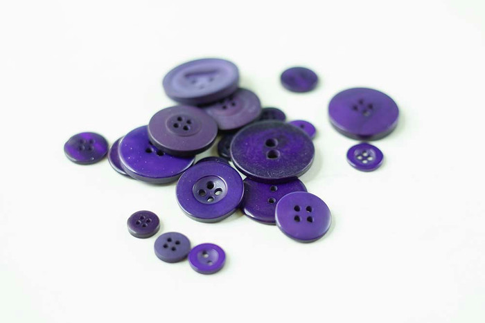 Assorted Purple Buttons