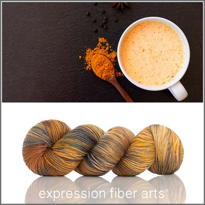 Cup of Turmeric and Ginger 'CREMA' WORSTED