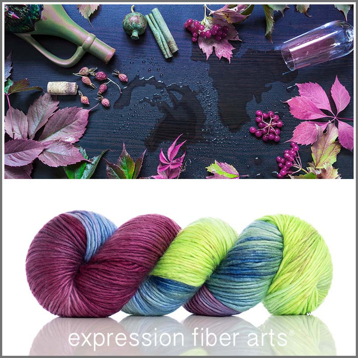 Spilled Wine 'PEARLESCENT' WORSTED