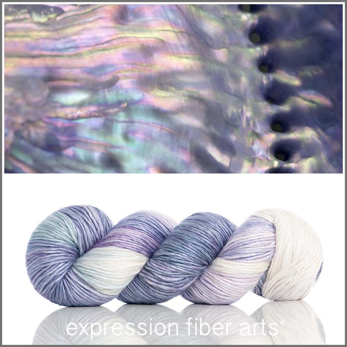 Mother of Pearl 'PEARLESCENT' WORSTED - Expression Fiber Arts