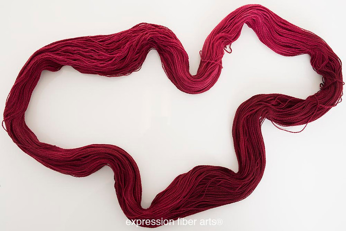 OXBLOOD 'YAK SILK' LACE