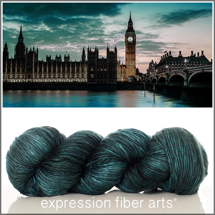 London at Night 'PEARLESCENT' WORSTED