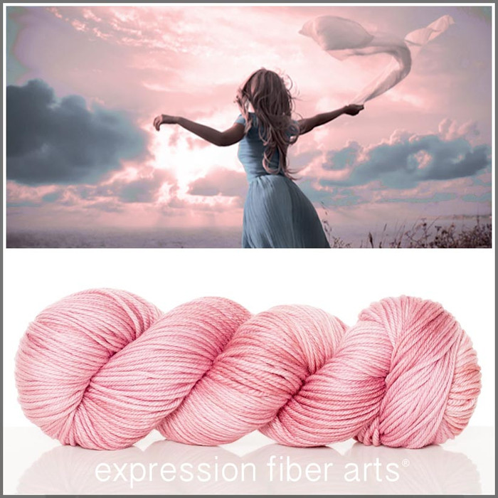 Rose Quartz 'DEWY' DK