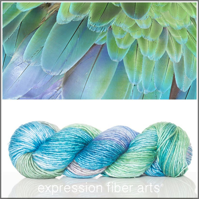 Feather Texture 'PEARLESCENT' WORSTED