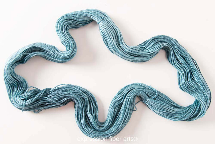 Glass Blue 'LUSTER' WORSTED