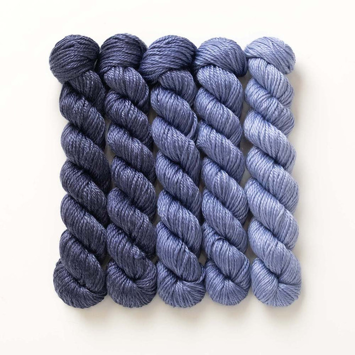Rocky Shore Hues 'LUSTER' WORSTED MINI KIT