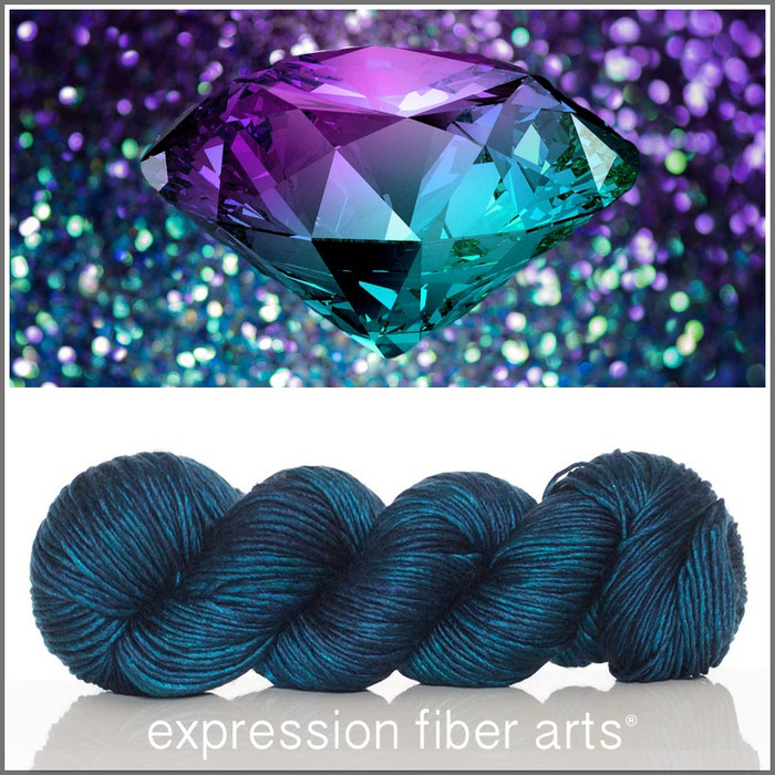 June Teal 'PEARLESCENT' WORSTED